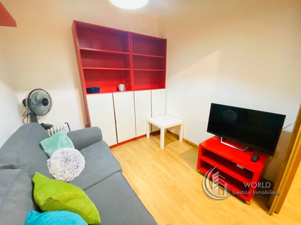 Living room of Apartment to rent in  Madrid Capital  with Heating, Furnished and Washing machine