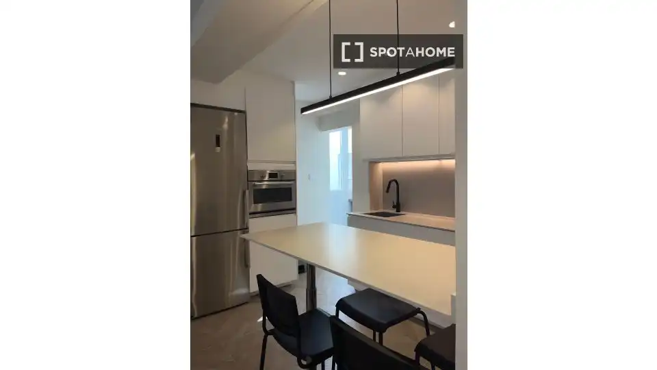Cocina de Piso de alquiler en Burjassot con Aire acondicionado, Calefacción y Amueblado