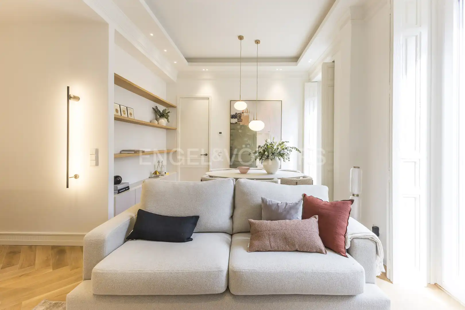 Wohnzimmer von Wohnung zur Miete in Barrio de Salamanca