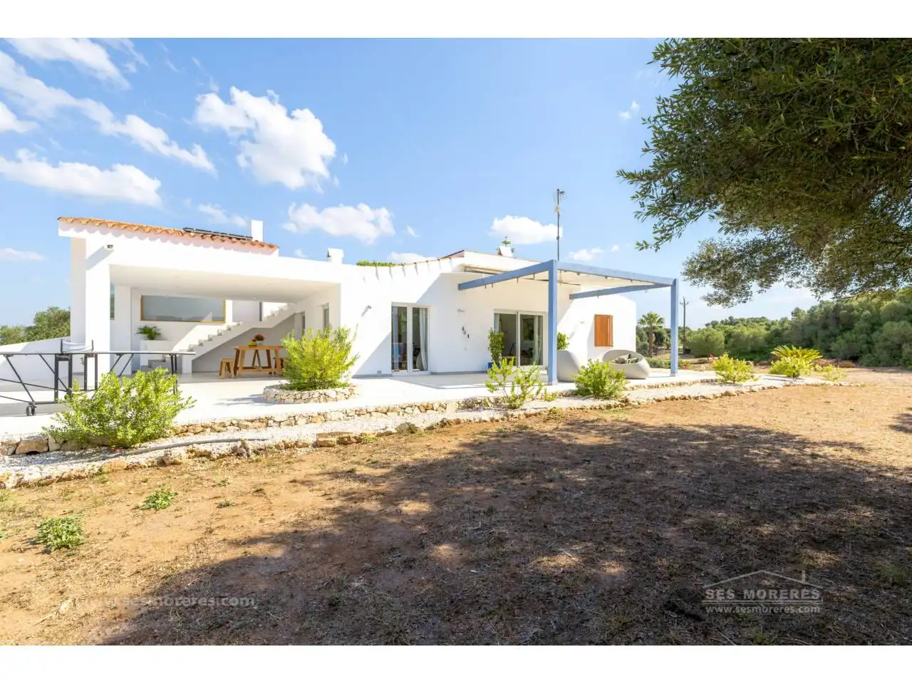Vista exterior de Finca rústica en venda en Ciutadella de Menorca amb Calefacció, Jardí privat i Terrassa
