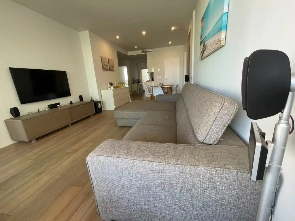 Sala d'estar de Apartament en venda en Orihuela amb Aire condicionat, Terrassa i Moblat
