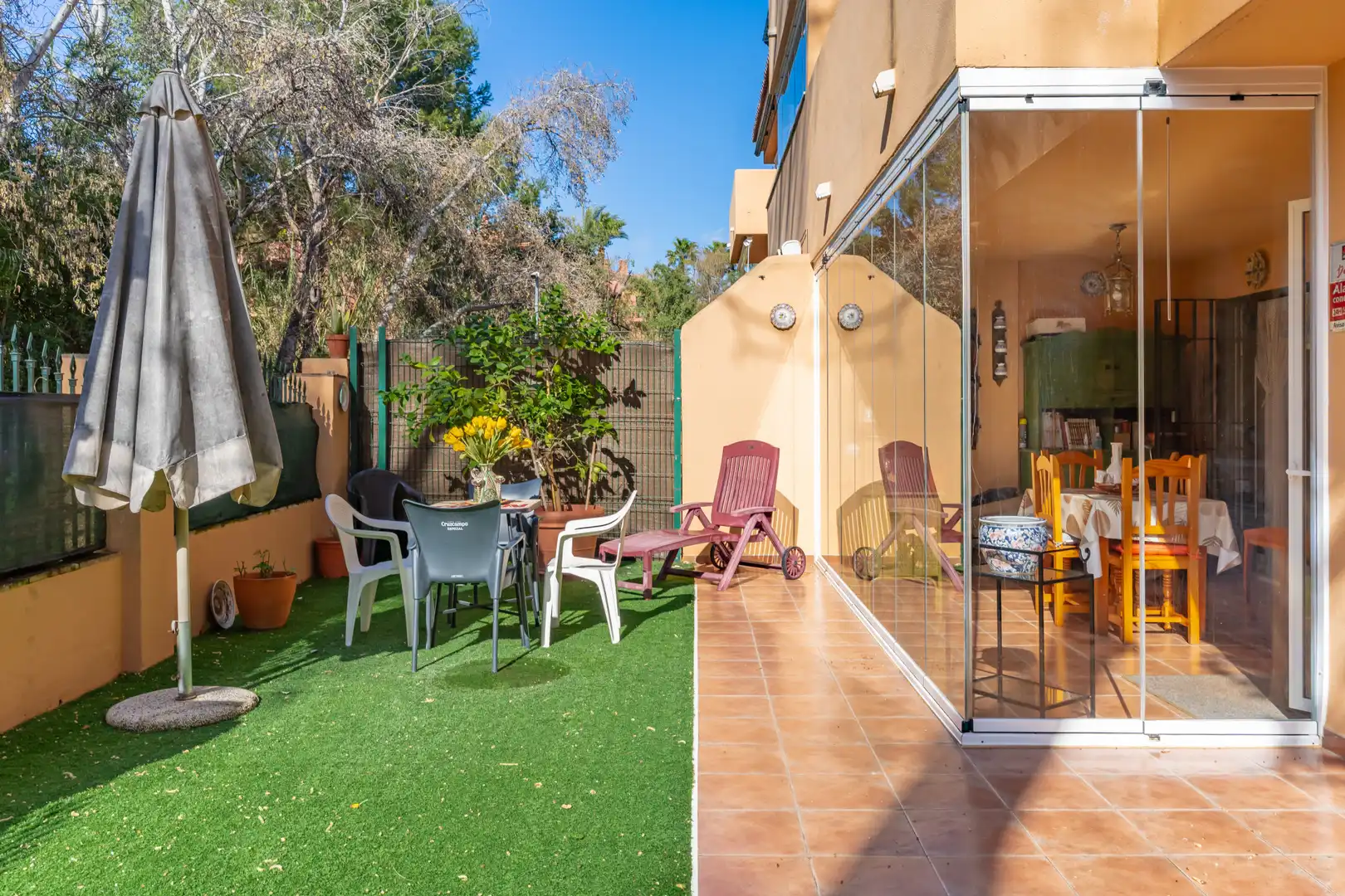 Terrassa de Planta baixa en venda en Marbella amb Aire condicionat, Jardí privat i Terrassa