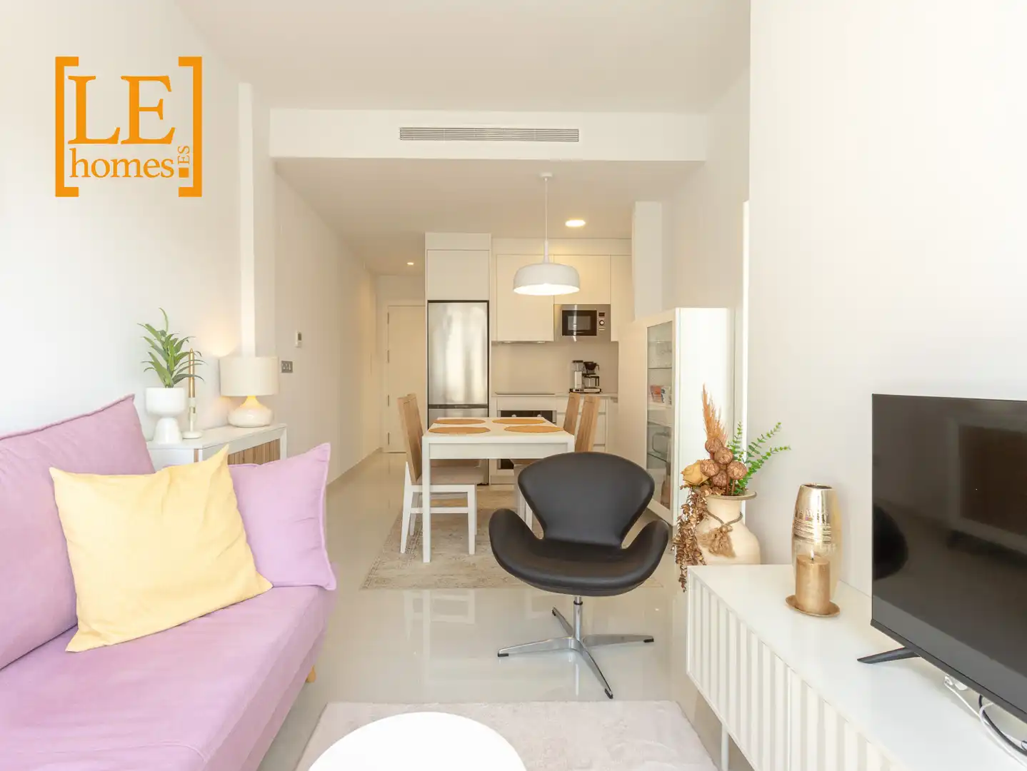 Sala de estar de Ático en venta en Torrevieja con Aire acondicionado, Terraza y Horno