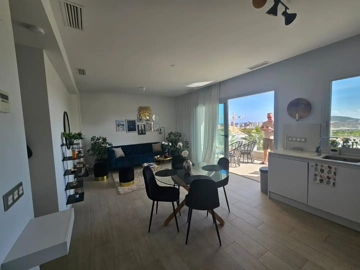 Comedor de Ático de alquiler en Finestrat con Aire acondicionado, Calefacción y Jardín privado
