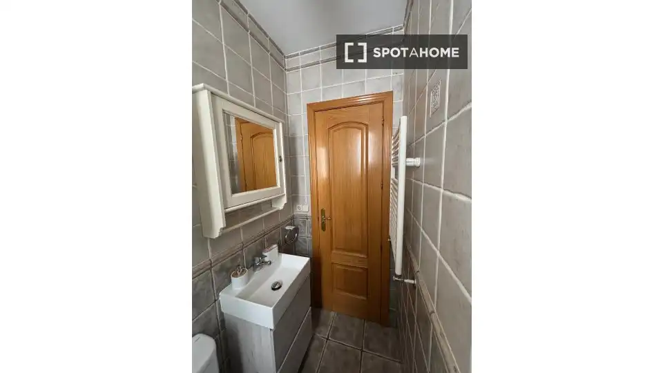 Bathroom of Apartments for share in Madrid  with Air Conditioner, Heating and Terrace