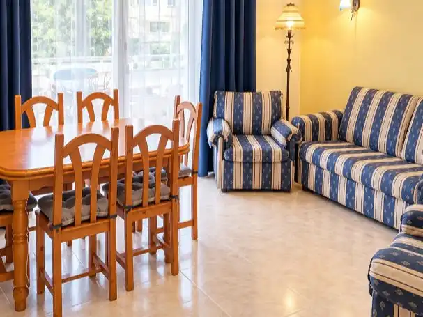 Sala de estar de Dúplex en venta en Lloret de Mar con Aire acondicionado, Terraza y Balcón