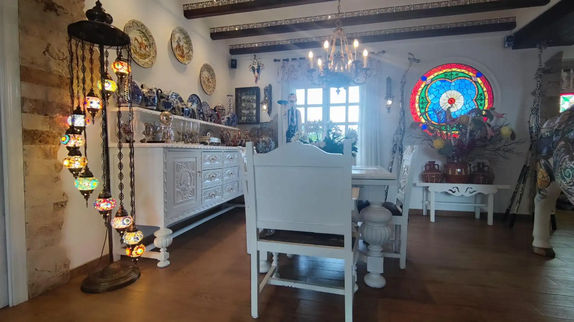 Dining room of Houses for sale in San Vicente del Raspeig / Sant Vicent del Raspeig  with Air Conditioner, Heating and Private garden
