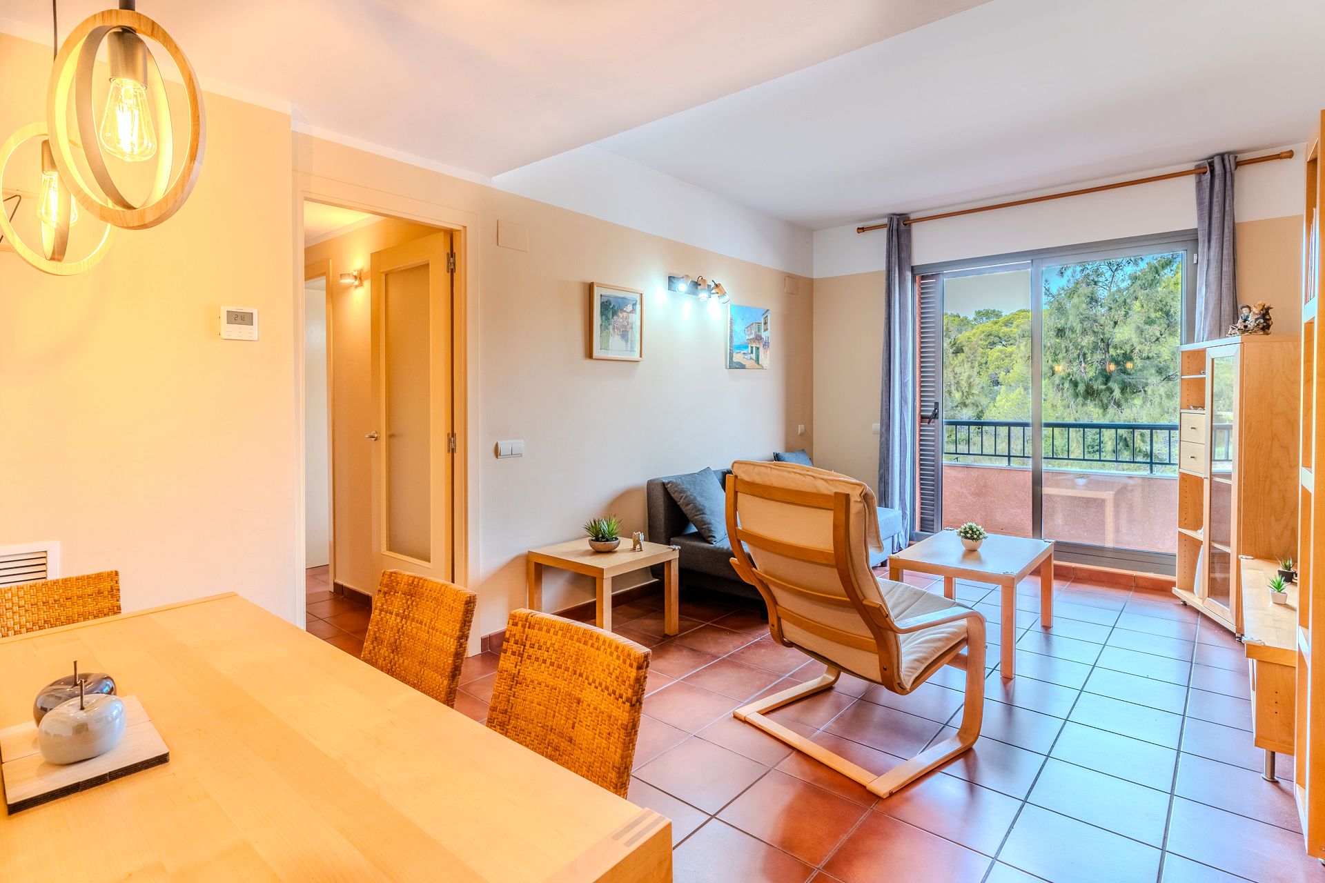 Sala d'estar de Apartament en venda en L'Ametlla de Mar  amb Aire condicionat, Calefacció i Terrassa