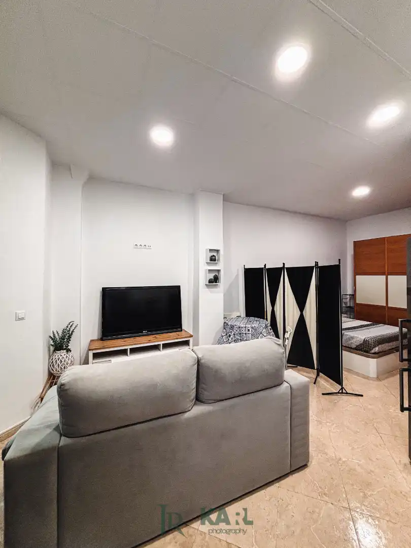 Wohnzimmer von Wohnungen zur Miete in Málaga Capital mit Klimaanlage, Möbliert und Waschmaschine