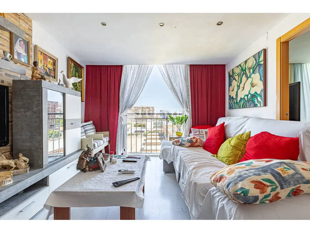 Bedroom of Flat for sale in Alicante / Alacant  with Furnished, Balcony and Alarm