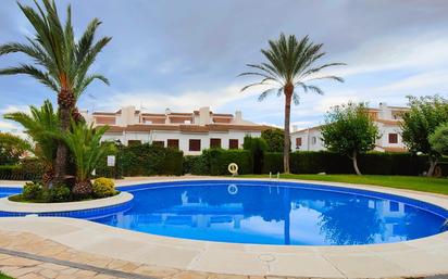 Swimming pool of Single-family semi-detached for sale in Calafell  with Air Conditioner, Terrace and Balcony