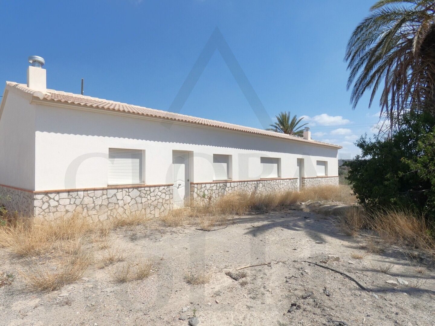 Exterior view of Country house for sale in Taberno  with Private garden
