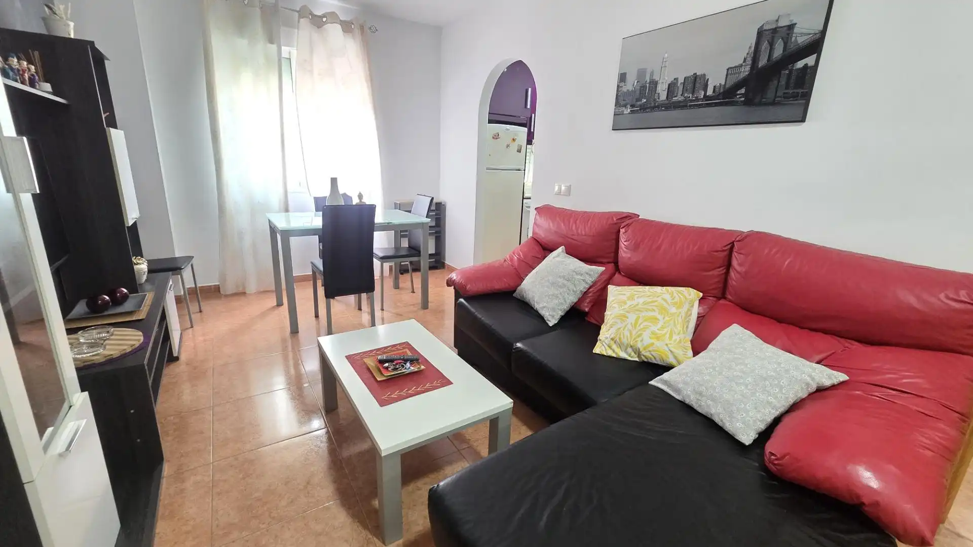 Living room of Apartments for sale in Garrucha  with Air Conditioner, Storage room and Furnished