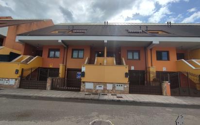 Exterior view of Single-family semi-detached for sale in Langreo  with Heating, Private garden and Terrace