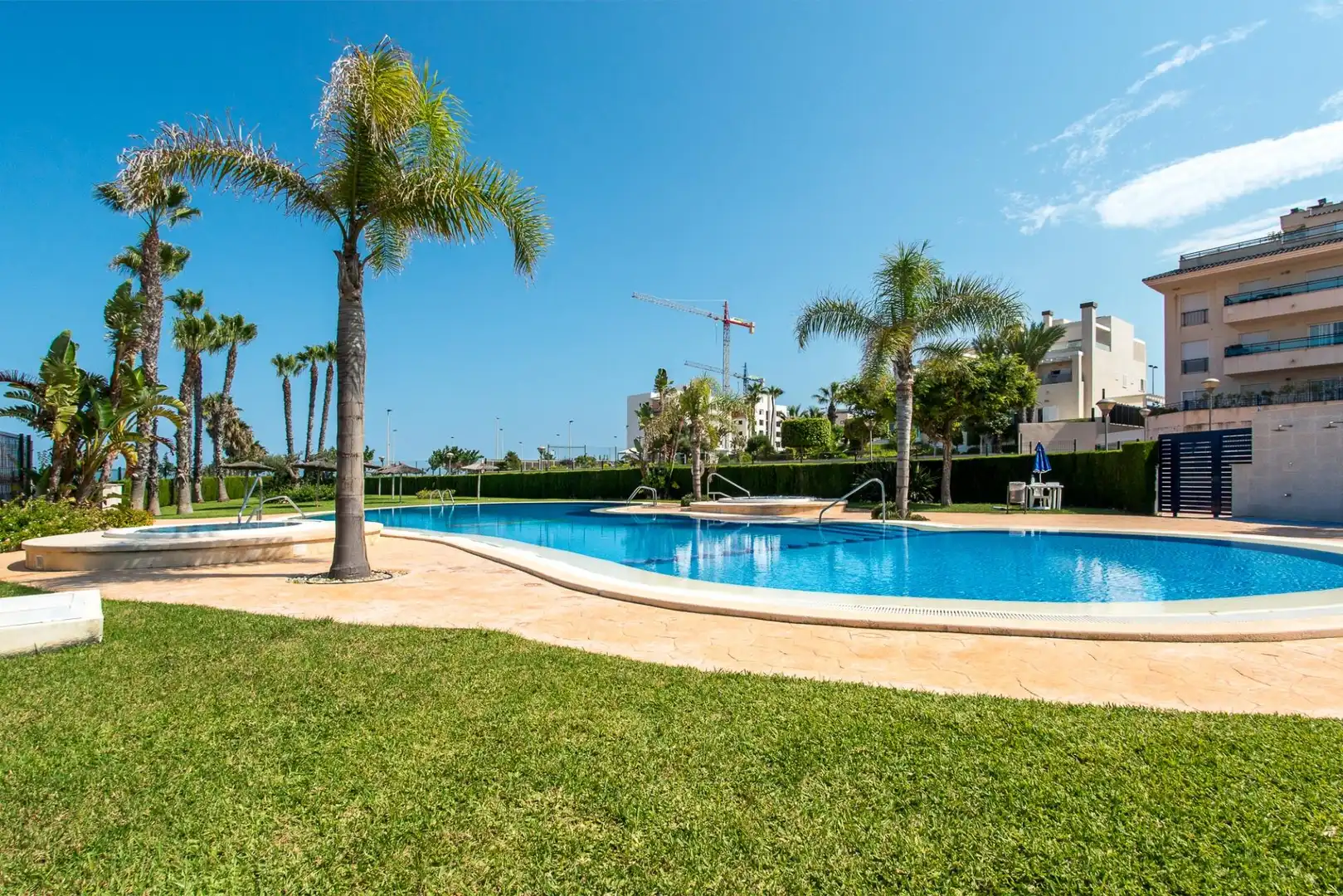 Piscina de Pis en venda en Pilar de la Horadada amb Aire condicionat, Calefacció i Jardí privat