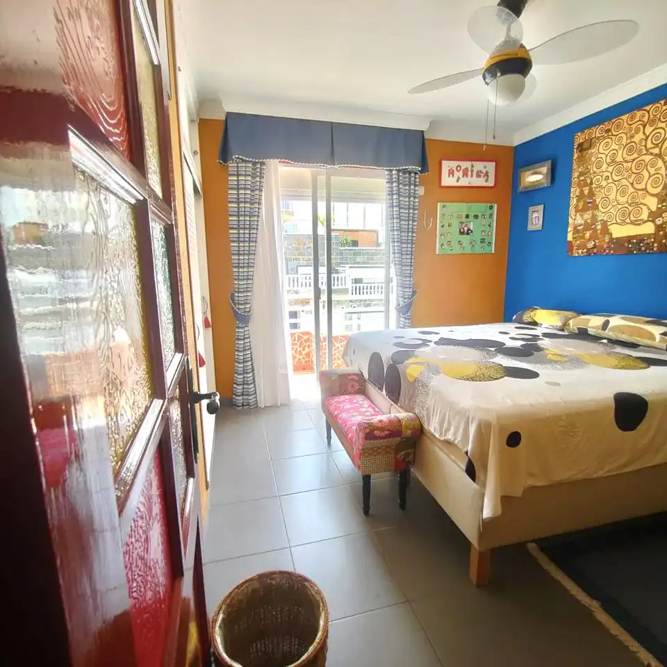 Schlafzimmer von Haus oder Chalet zur Miete in Mogán mit Privatgarten, Terrasse und Abstellraum