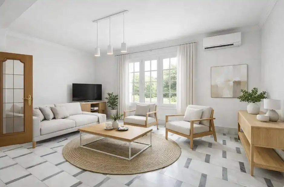 Sala de estar de Casa o chalet en venta en Almería con Terraza