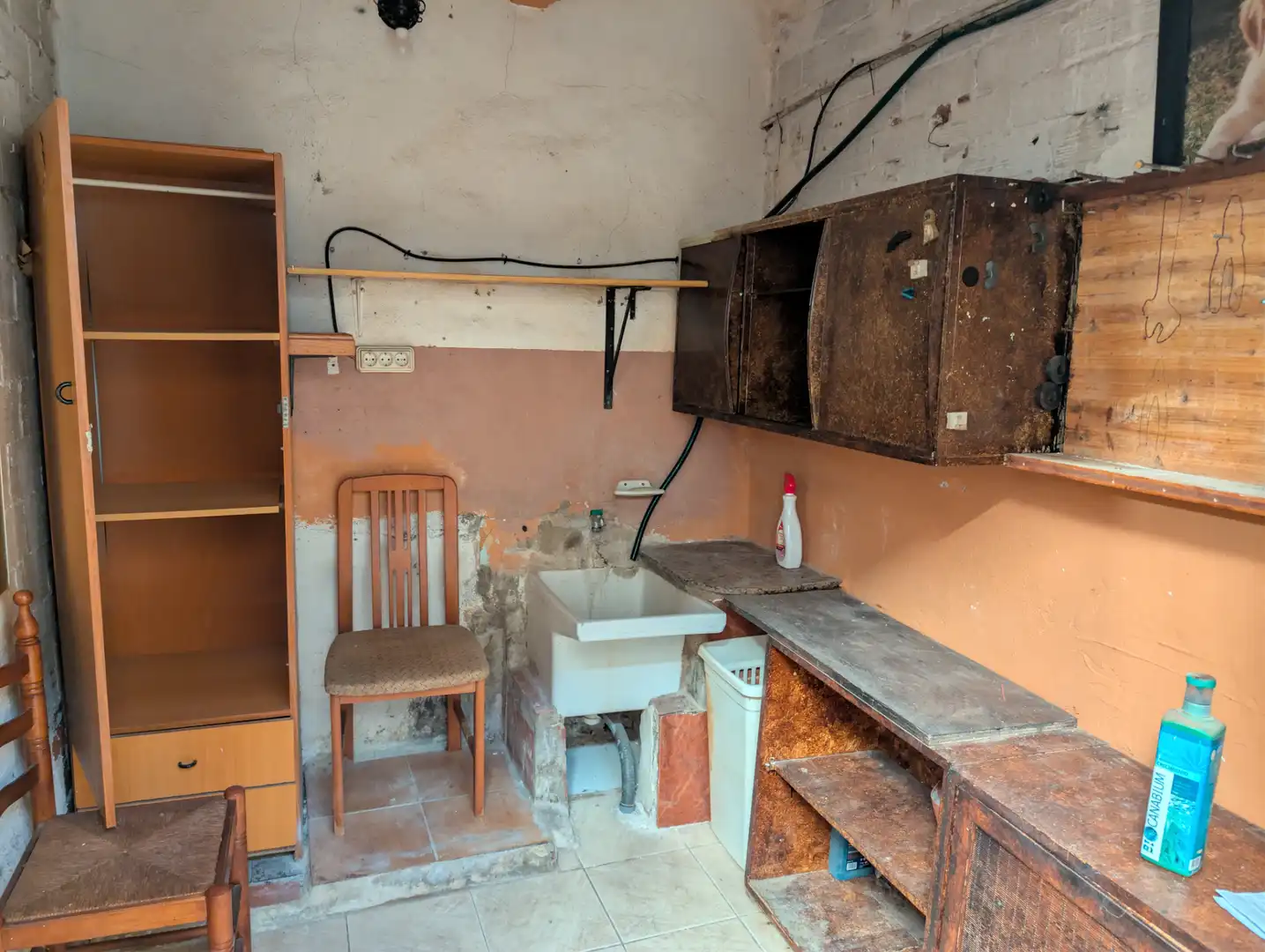 Cocina de Casa adosada en venta en Castellón de la Plana / Castelló de la Plana con Terraza