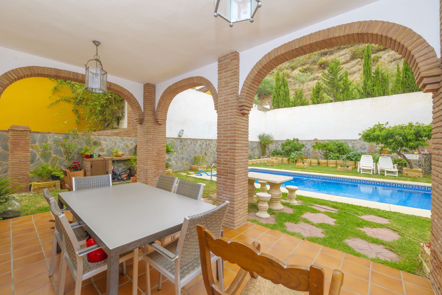 Jardín de Casa o chalet en venta en Málaga Capital con Aire acondicionado, Jardín privado y Trastero