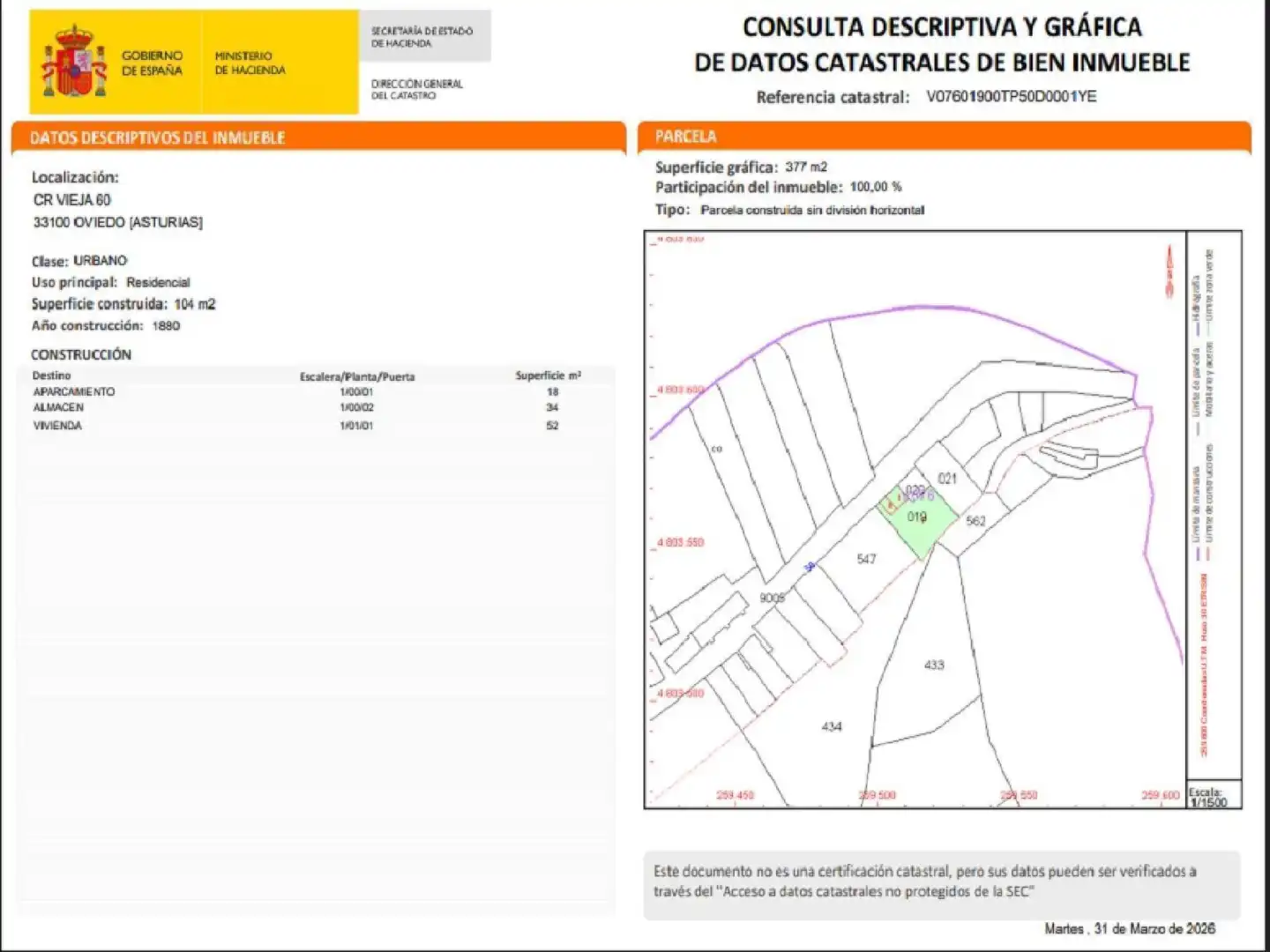 House with garden for sale in San Claudio - Trubia - Las Caldas, imagen 12