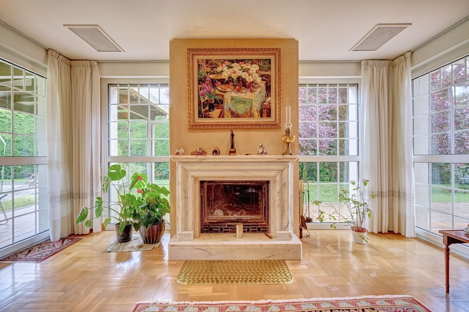 Sala de estar de Casa o chalet en venta en Zizur Mayor / Zizur Nagusia con Calefacción, Jardín privado y Parquet