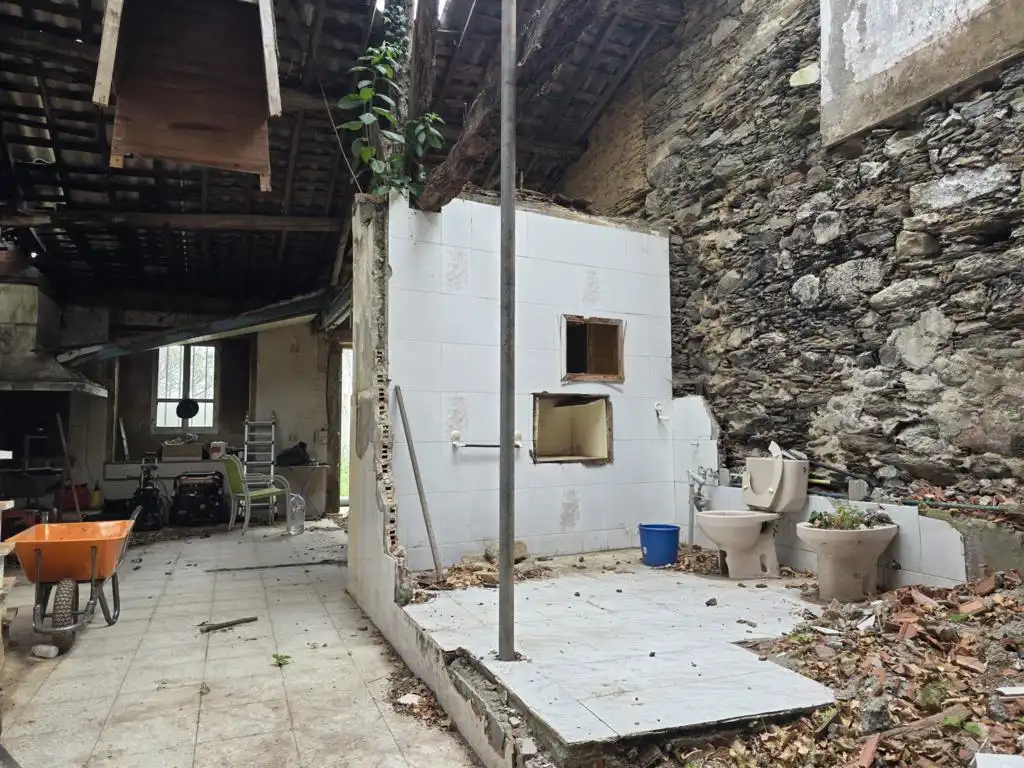 Vista exterior de Casa o chalet en venta en Lousame con Jardín privado