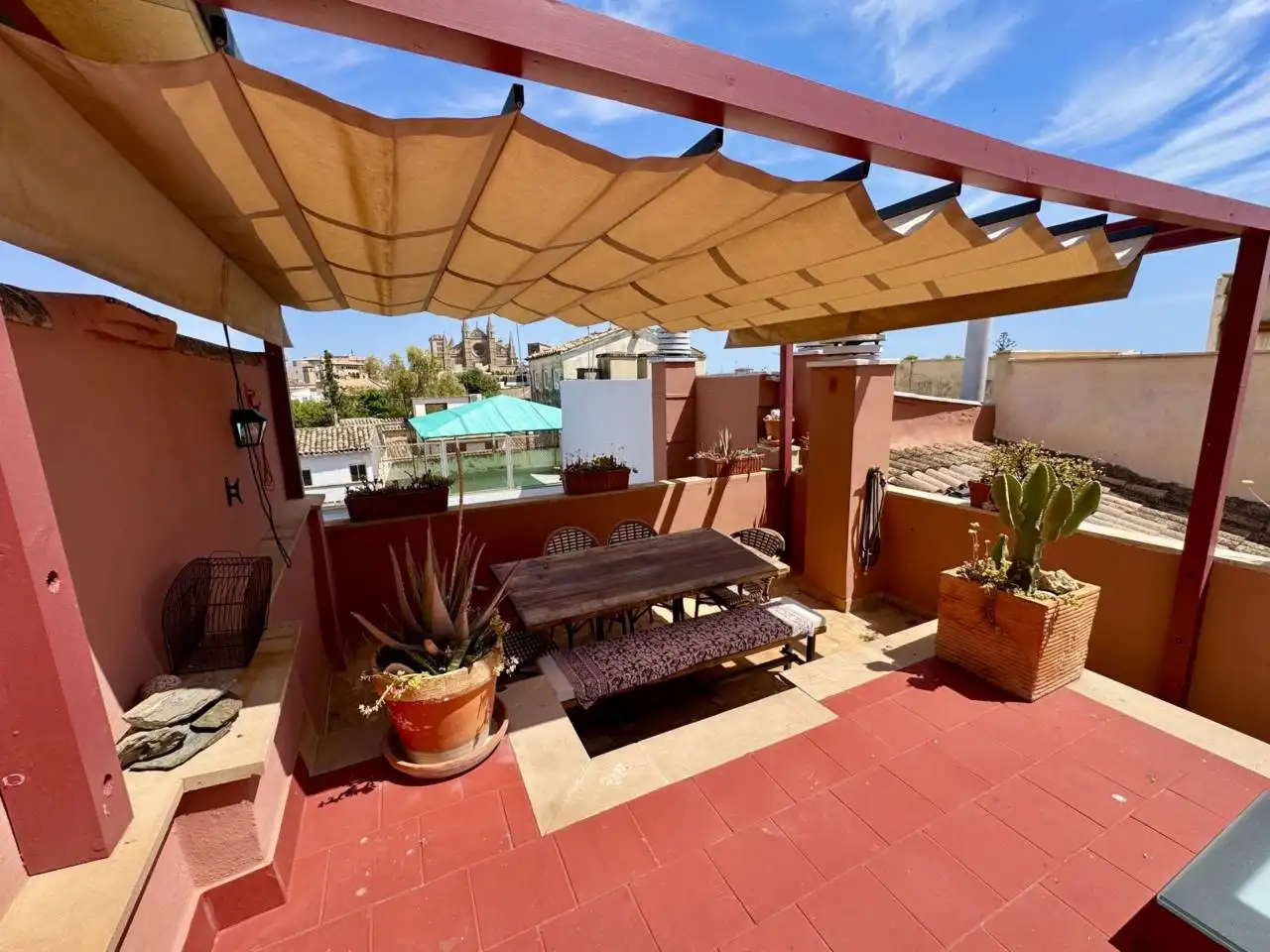 Terraza de Ático en venta en  Palma de Mallorca con Aire acondicionado, Calefacción y Parquet
