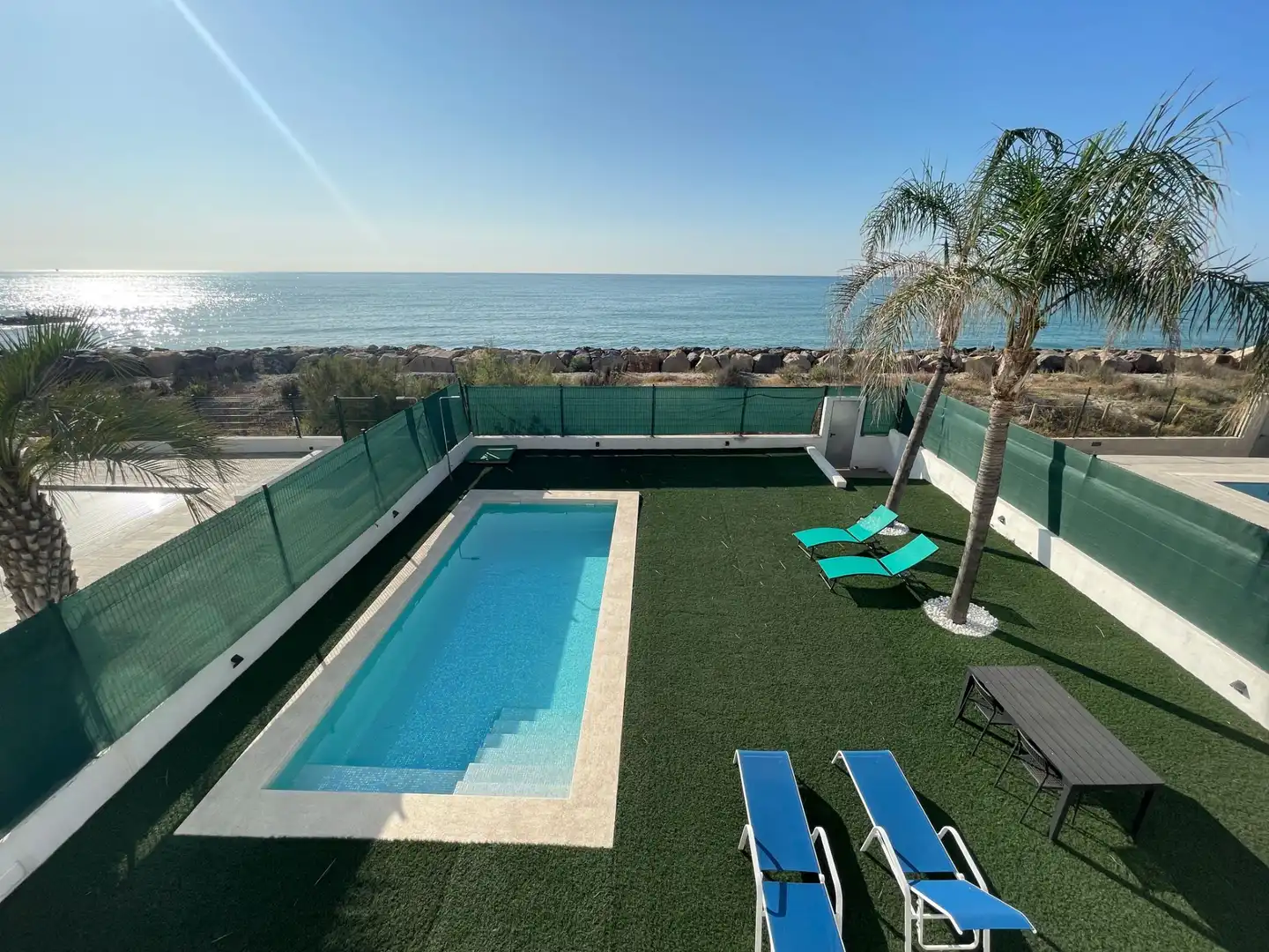 Piscina de Casa o chalet en venta en Burriana / Borriana con Aire acondicionado, Jardín privado y Trastero