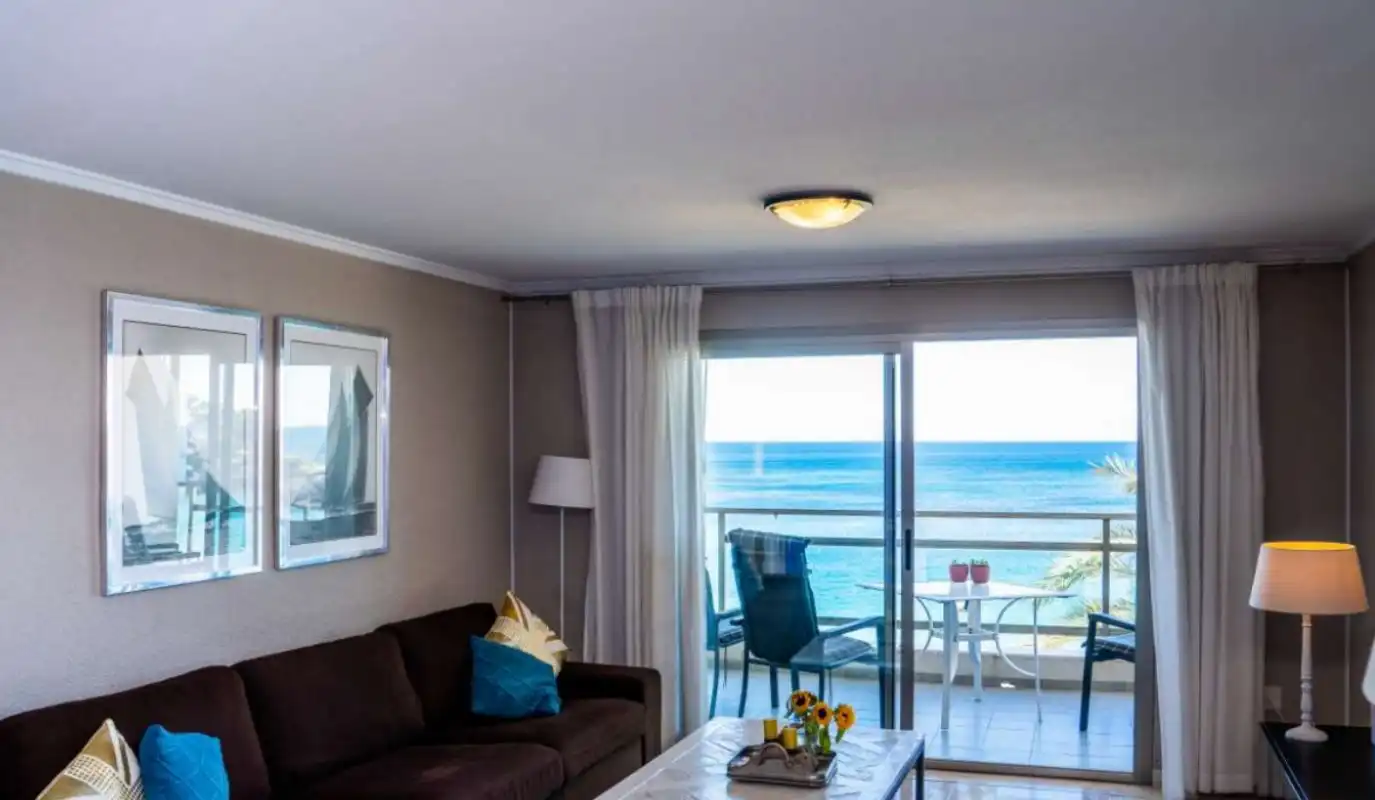 Habitación de Apartamento en venta en Calpe / Calp con Aire acondicionado, Calefacción y Jardín privado