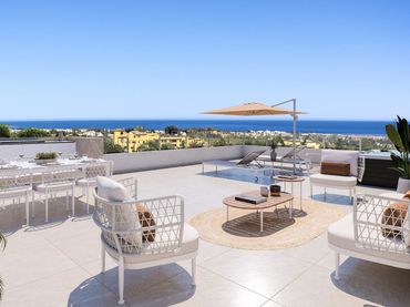 Bajo con piscina en venta en Selwo
