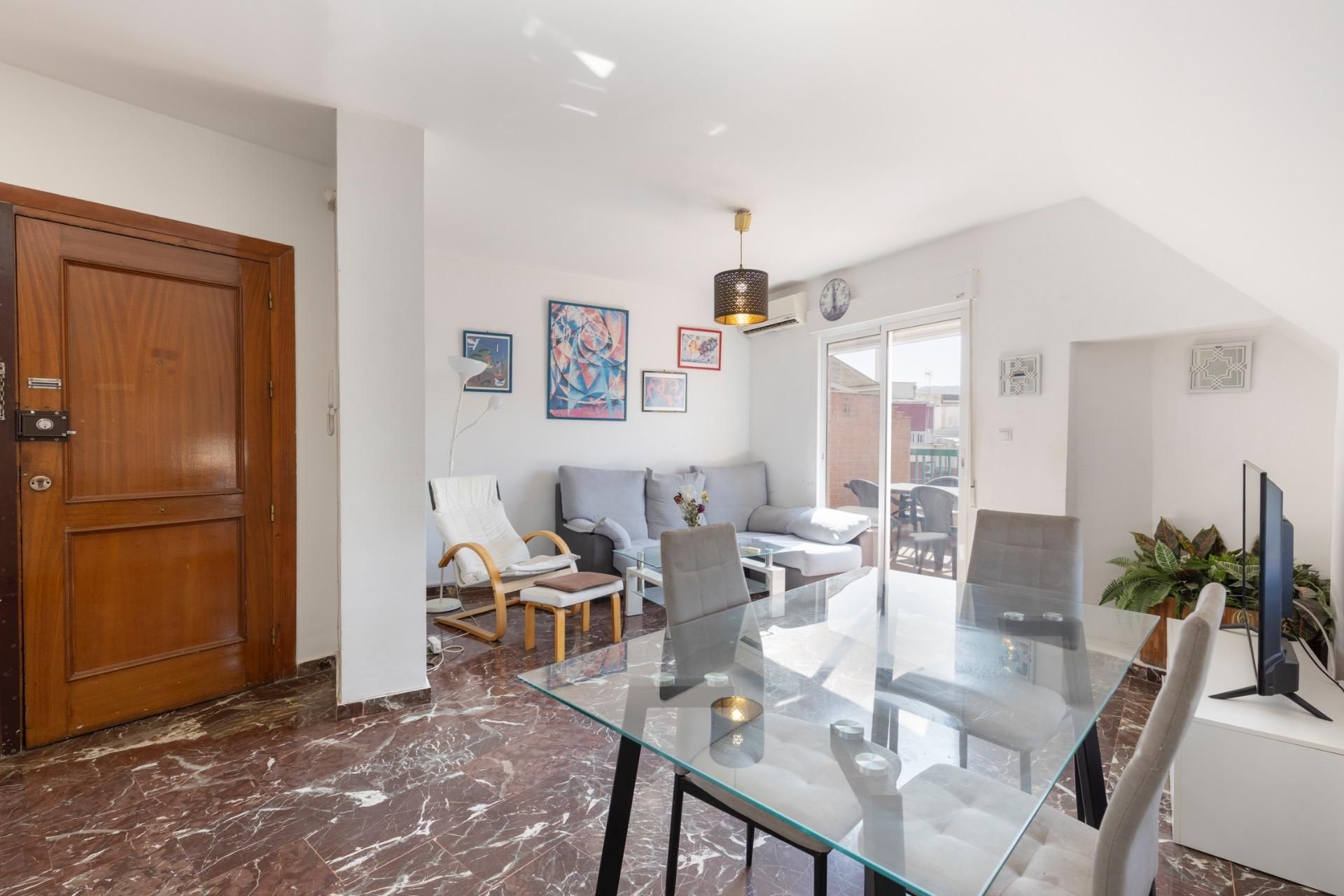 Sala de estar de Ático en venta en  Granada Capital con Aire acondicionado, Calefacción y Terraza