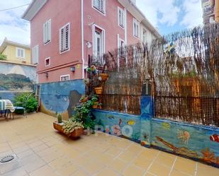 Exterior view of Single-family semi-detached for sale in  Madrid Capital  with Air Conditioner