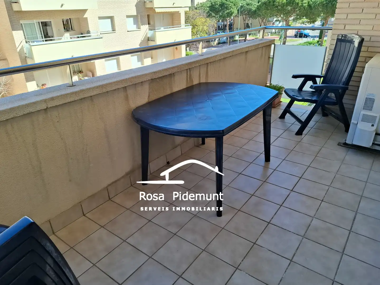 Terrasse von Wohnung zum Verkauf in Lloret de Mar mit Klimaanlage, Heizung und Terrasse