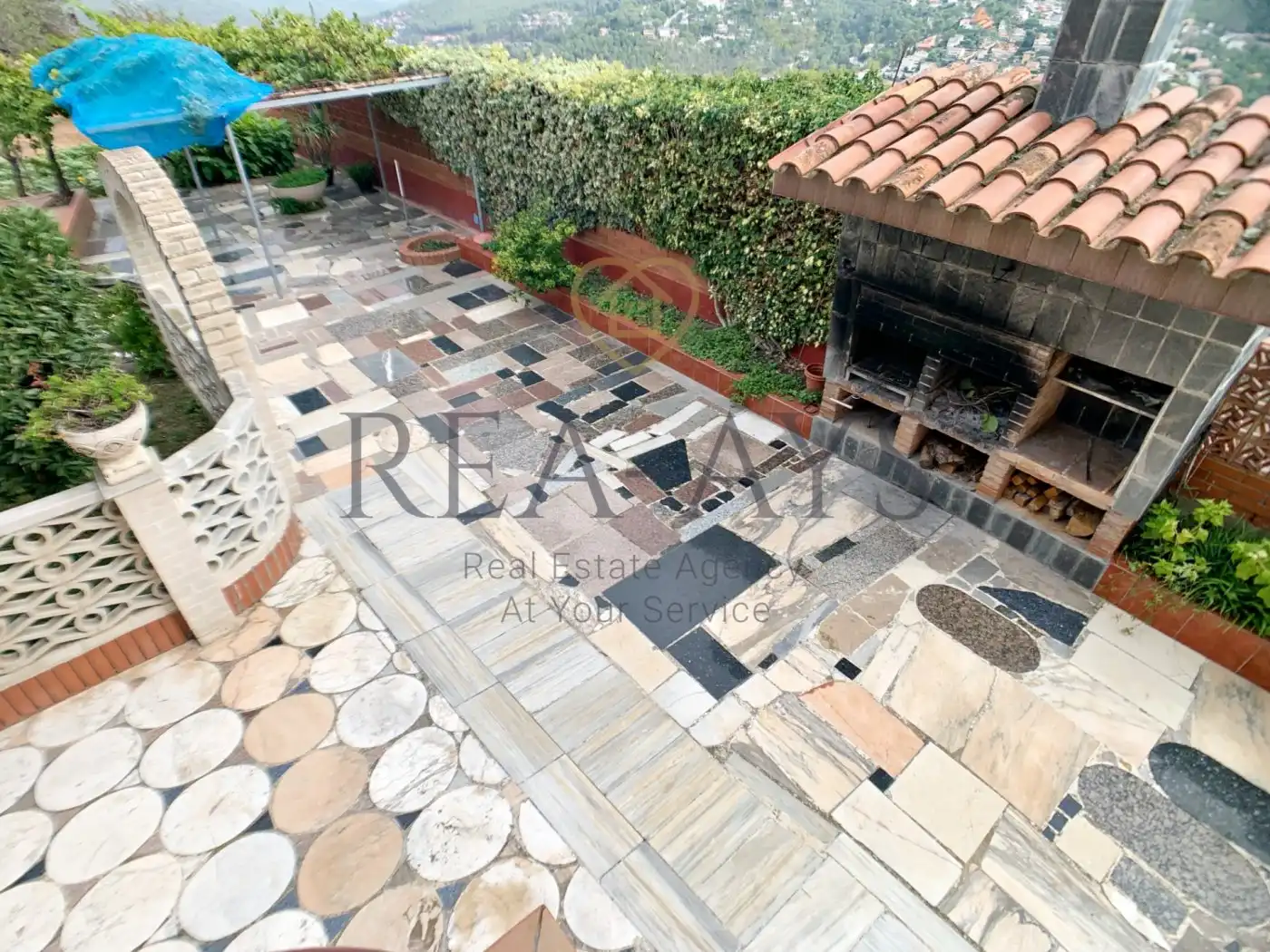 Terraza de Casa o chalet en venta en Vallirana con Jardín privado, Terraza y Trastero