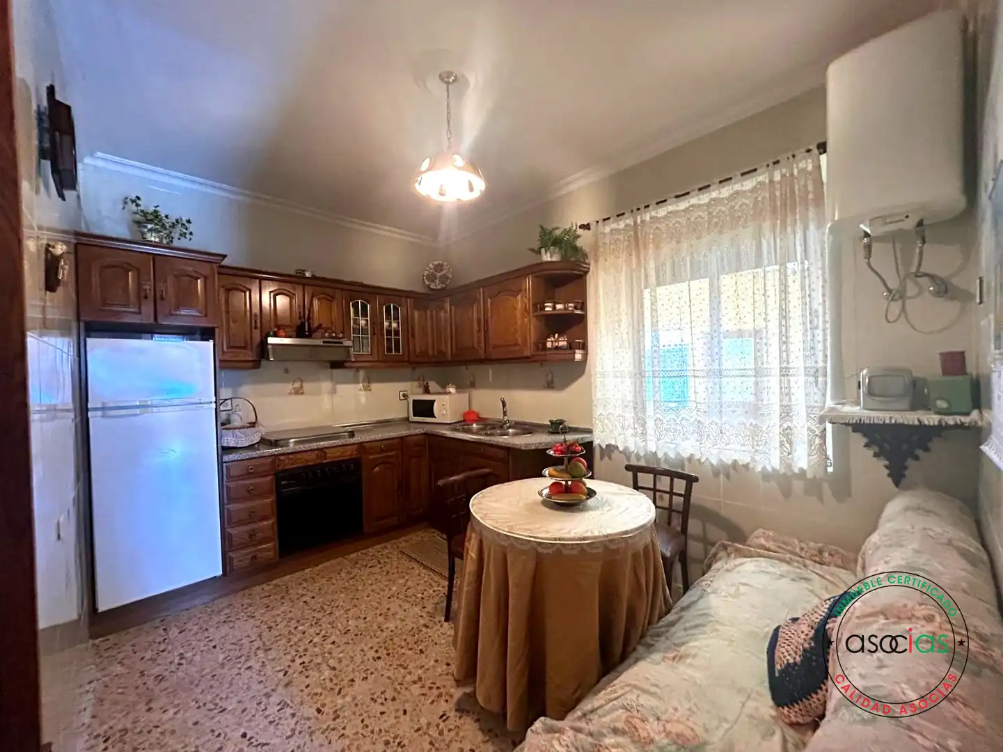 Cocina de Casa o chalet en venta en Santervás de Campos con Jardín privado y Amueblado