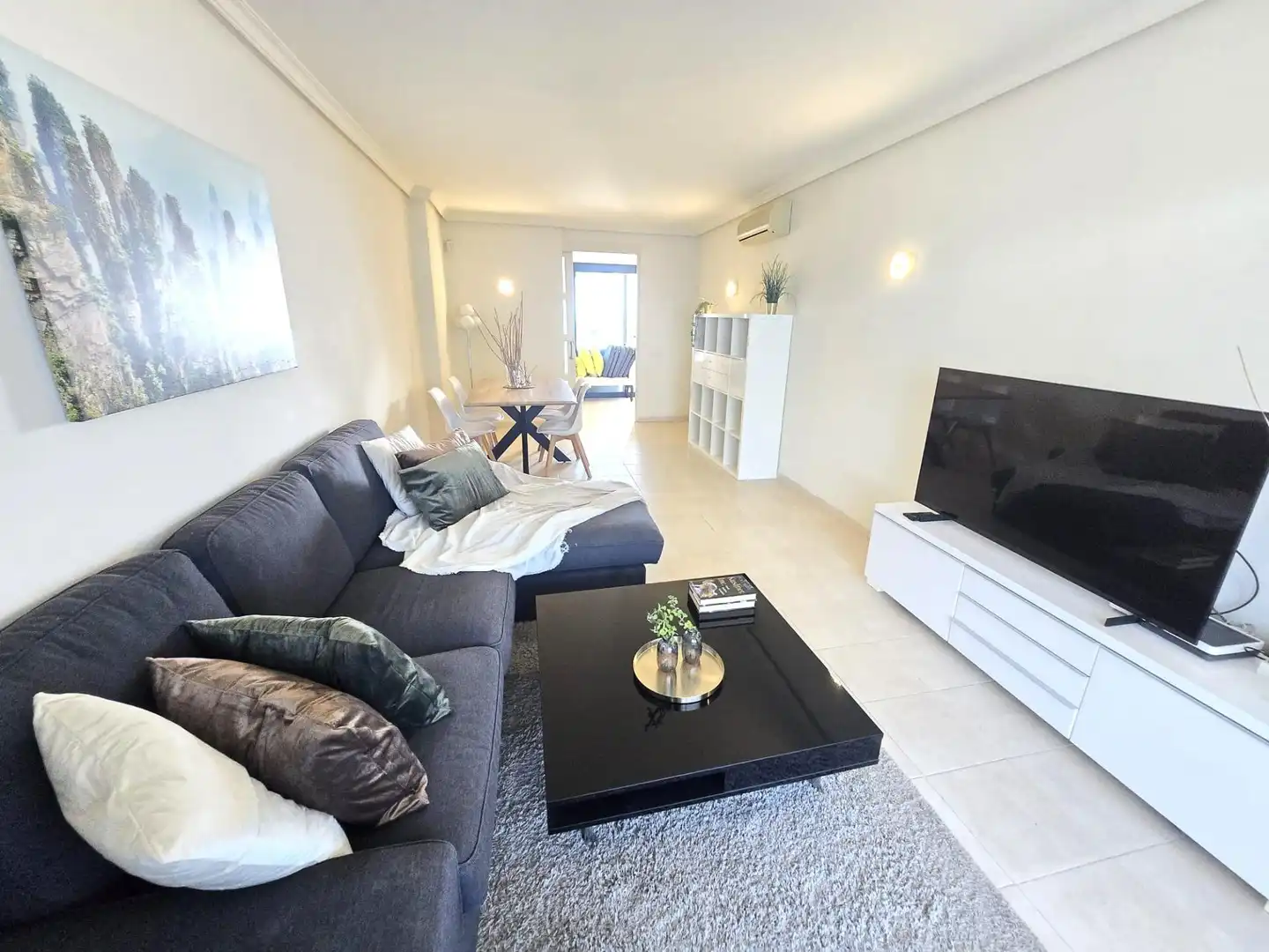 Sala d'estar de Àtic en venda en Santiago del Teide amb Aire condicionat, Jardí privat i Traster