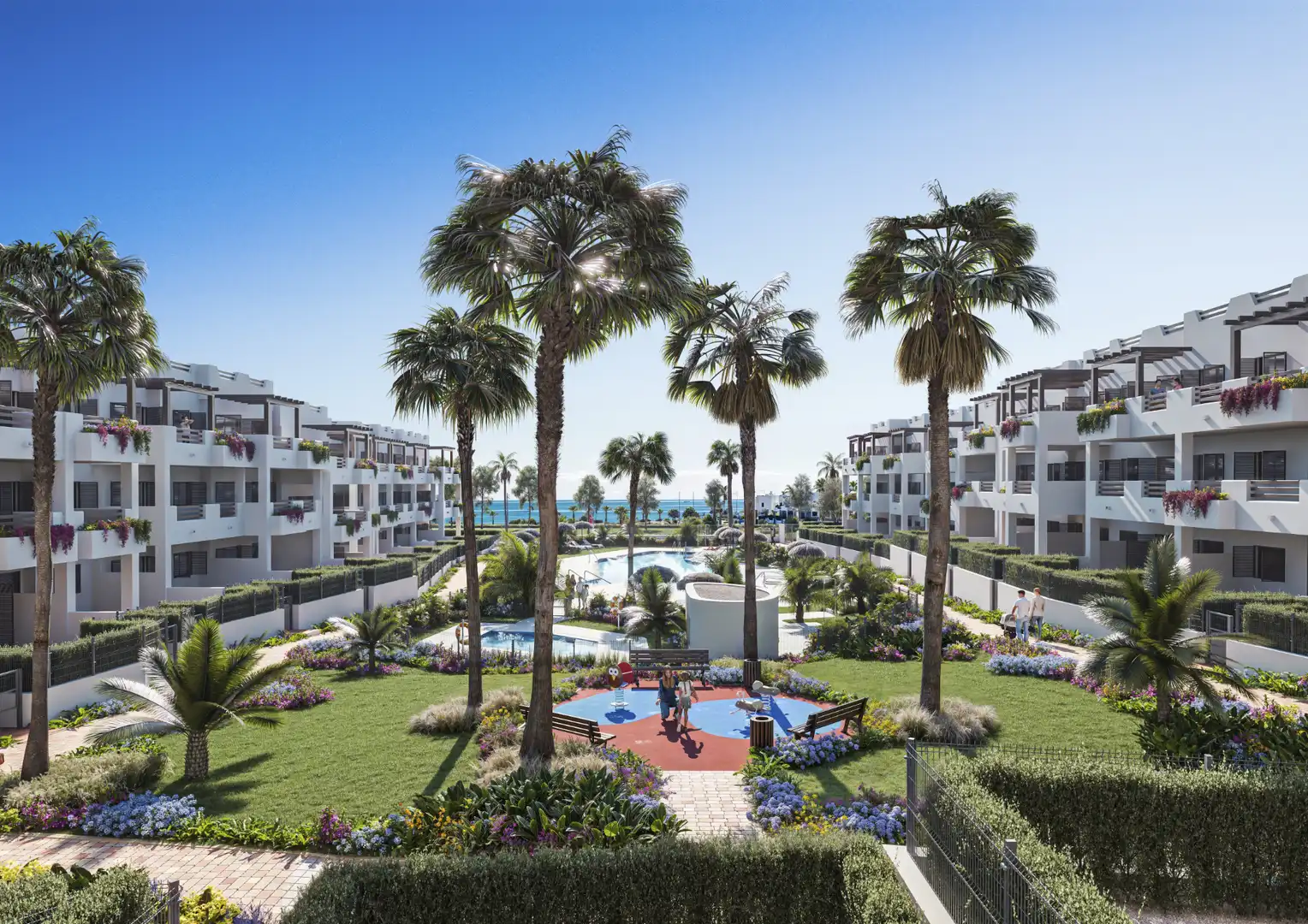 Mini appartamento di nuova costruzione con terrazza in vendita a San Juan de los Terreros, imagen 6