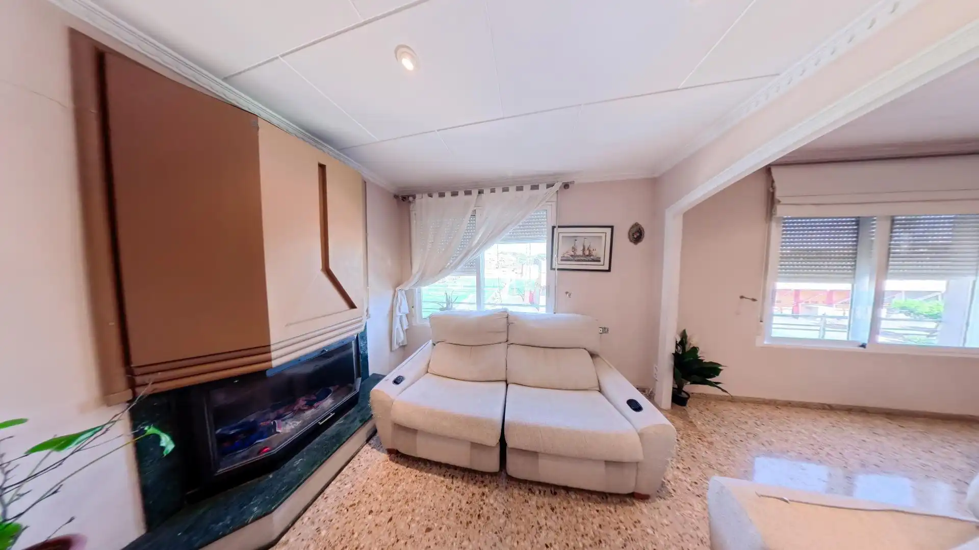 Sala de estar de Piso en venta en Alzira con Balcón