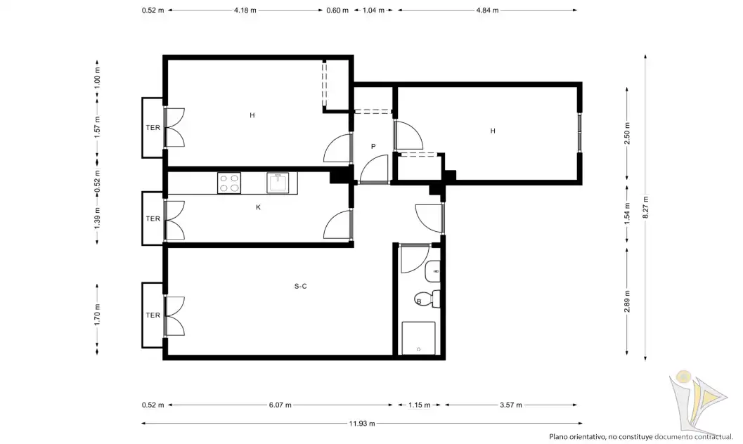 Wohnung mit Aufzug zum Verkauf in CL ABASTOS