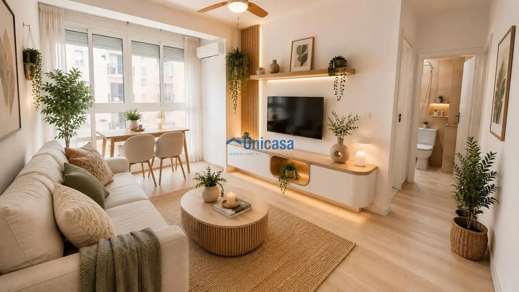 Sala de estar de Piso en venta en Málaga con Amueblado