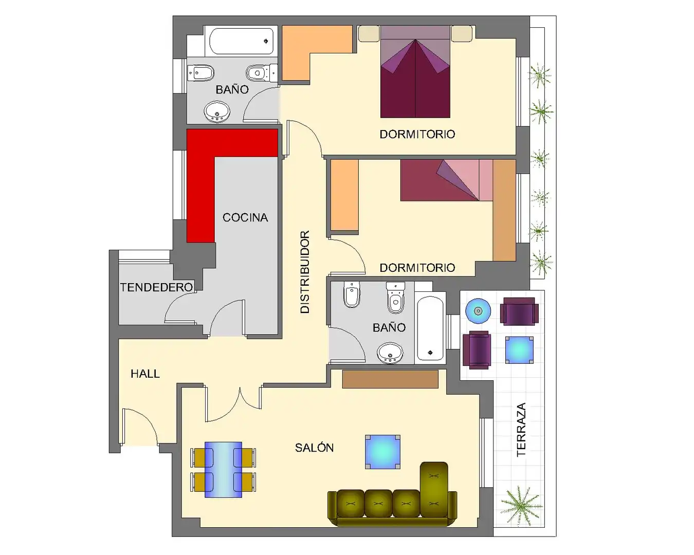 Piso en venta en Seseña con Calefacción, Parquet y Terraza