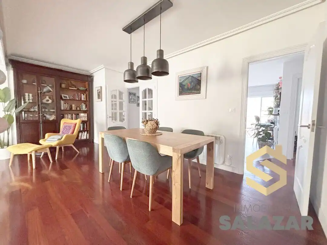 Esszimmer von Wohnung zum Verkauf in Bilbao  mit Heizung, Terrasse und Balkon