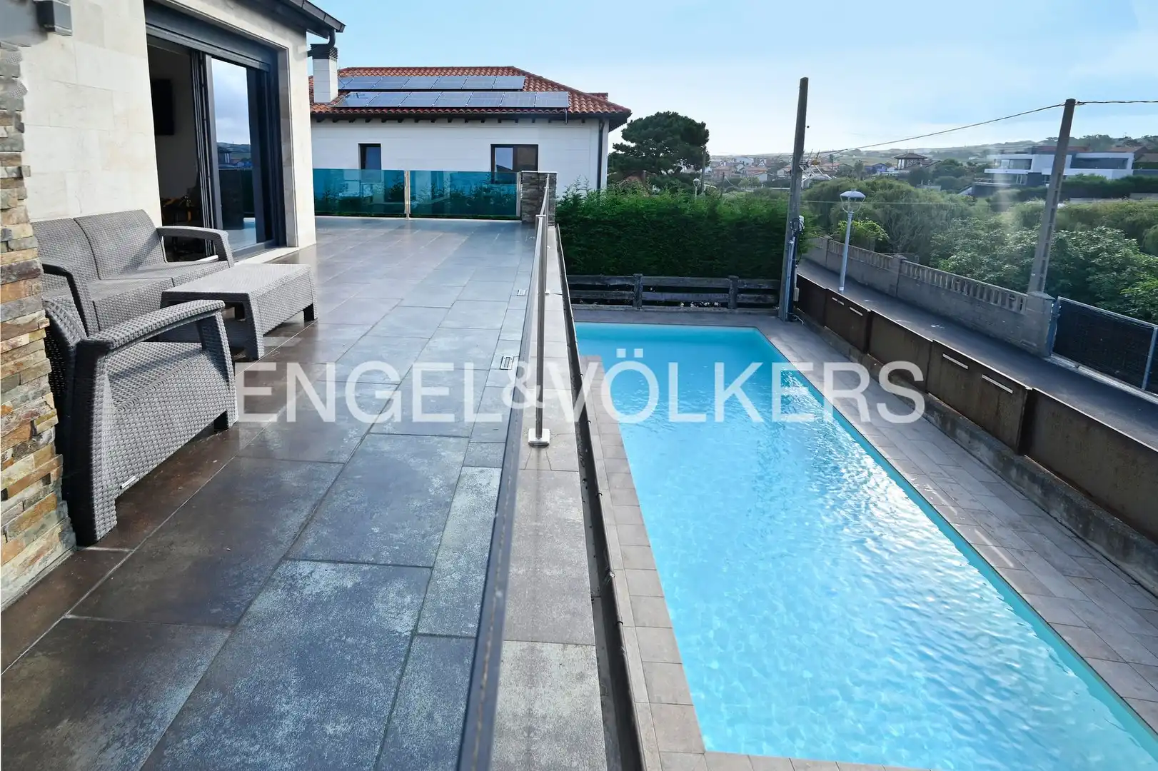 Piscina de Casa o xalet en venda en Piélagos amb Calefacció, Jardí privat i Terrassa