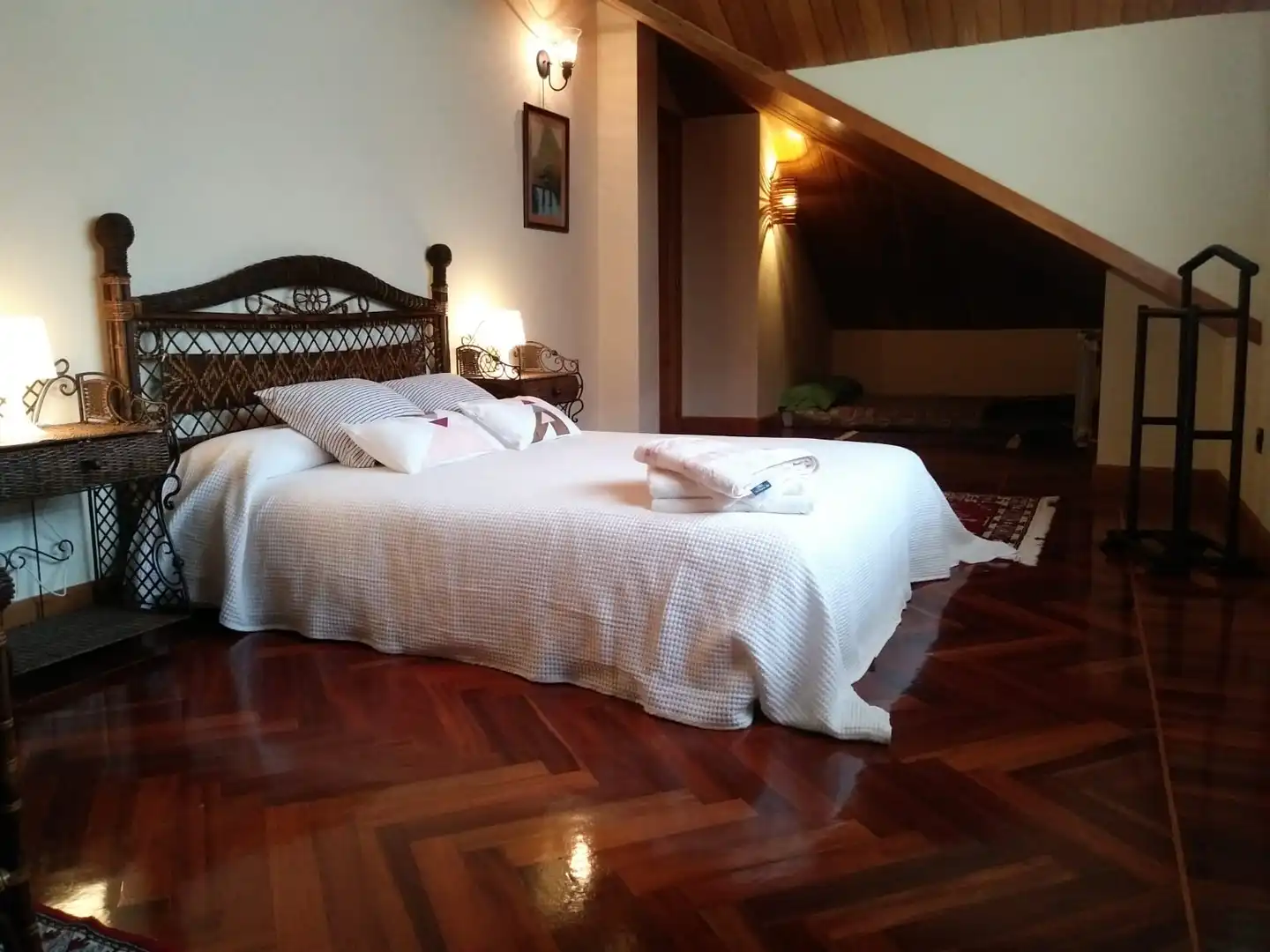 Schlafzimmer von Haus oder Chalet zur Miete in Castro-Urdiales mit Heizung, Privatgarten und Terrasse