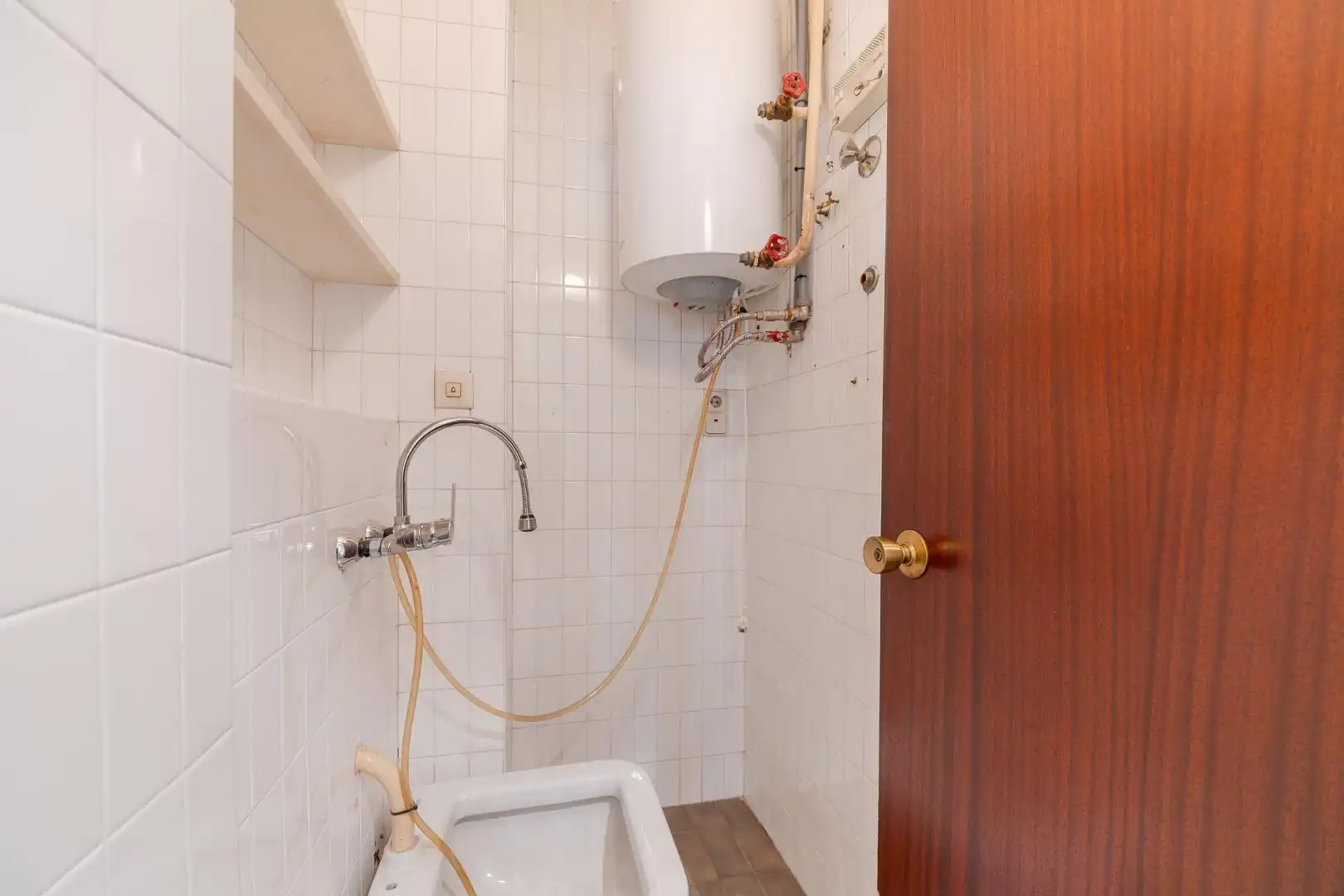 Bany de Apartament de lloguer en Girona amb Calefacció, Parquet i Terrassa