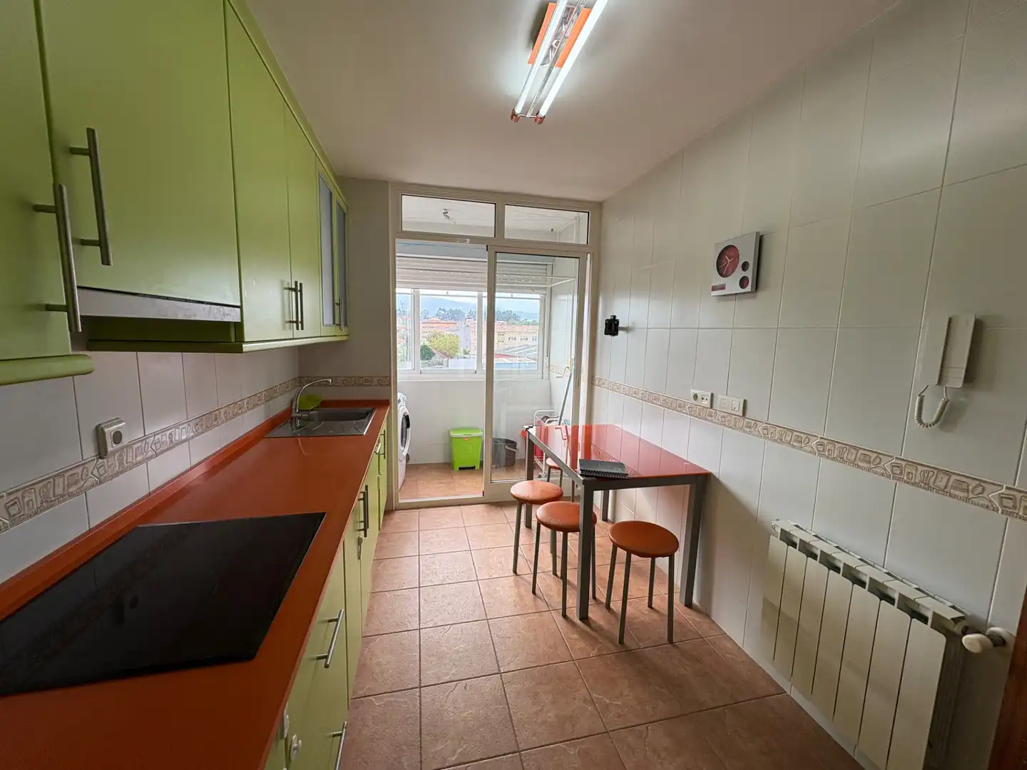 Kitchen of Flat for rent in Narón  with Heating, Storage room and Furnished