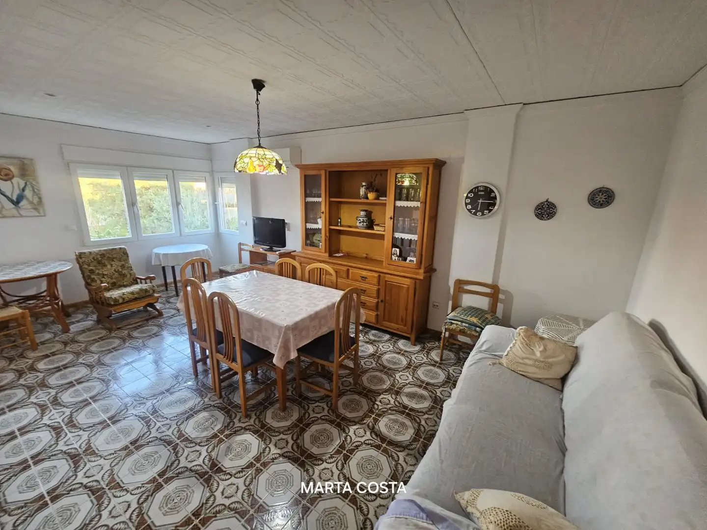 Sala de estar de Casa o chalet en venta en Daimús con Aire acondicionado, Calefacción y Jardín privado