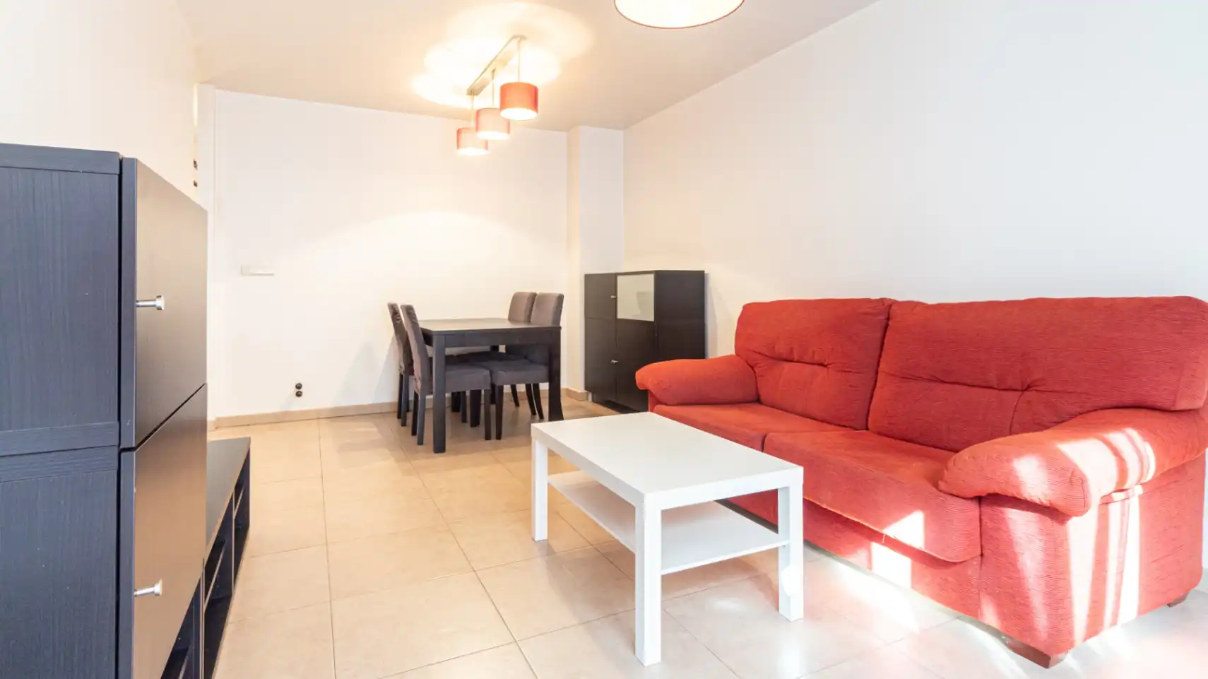 Wohnzimmer von Dachboden zum Verkauf in Ondara mit Klimaanlage, Heizung und Terrasse