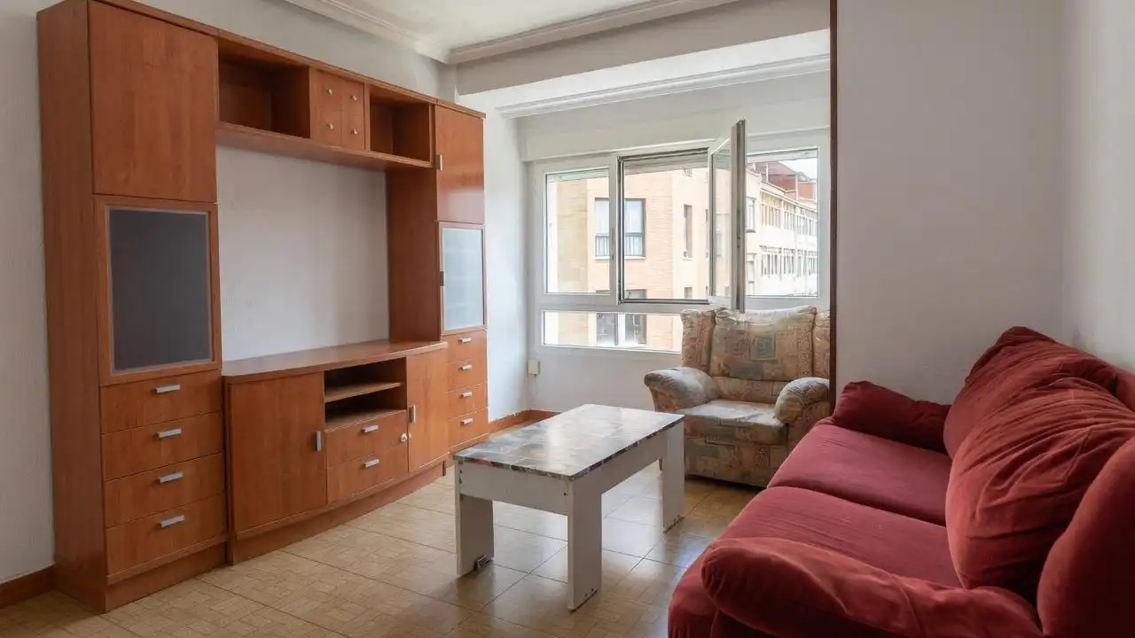 Sala d'estar de Pis en venda en Gijón 