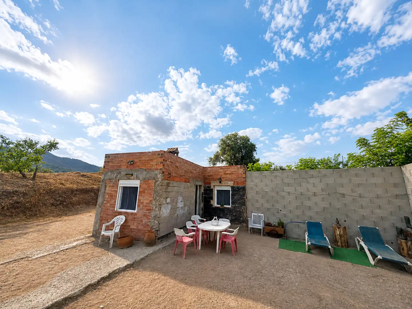Terrassa de Finca rústica en venda en L'Aleixar amb Calefacció, Jardí privat i Parquet